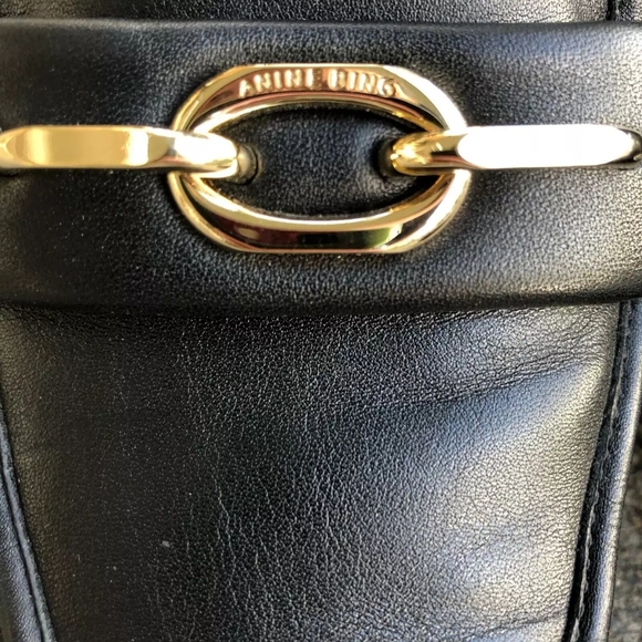 anine bing selma loafer 40 black with gold hardware - Picture 12 of 12